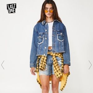 3 for $10! Dollskill distressed denim jacket